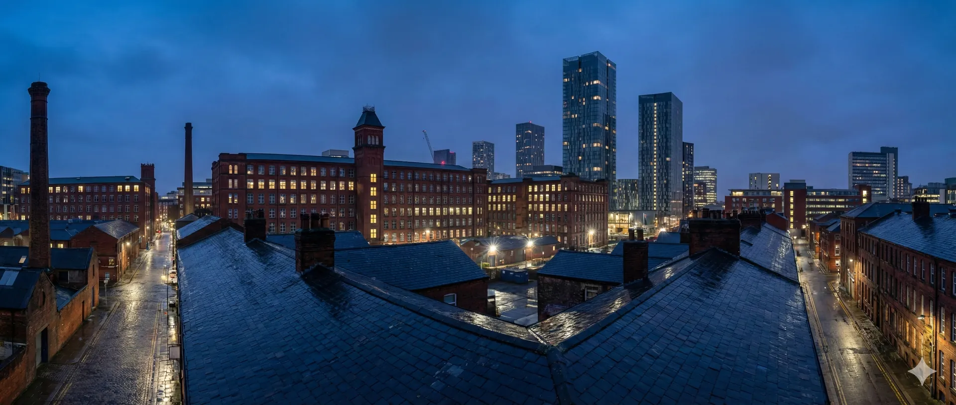 Manchester rooftops — the market where many old roofing quotes go unfollowed